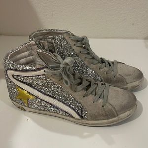 COPY - USED GLITTER GOLDEN GOOSE SNEAKERS SIZE 39